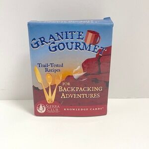 Granite Gourmet Knowledge Cards Trail Tested Recipes Backpacking Sierra Club